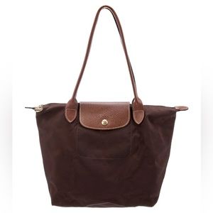 LONGCHAMP Le Pliage Brown Folding Tote Bag
